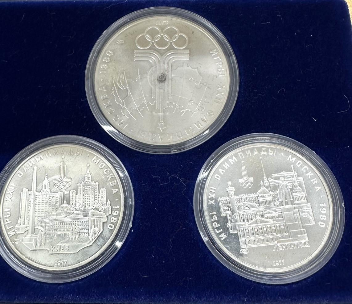 1980年 モスクワオリンピック 五輪銀貨６枚セット