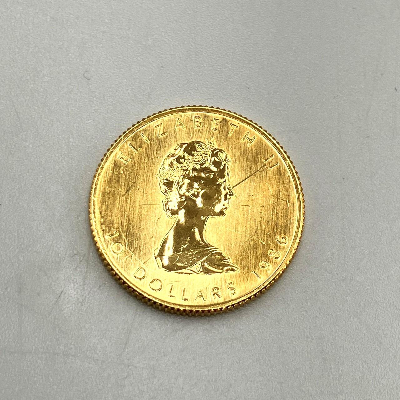 メイプルリーフ金貨1/4オンス