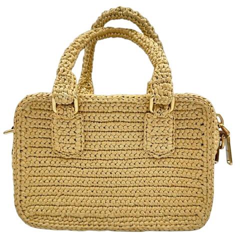 MIUMIU　ハンドバッグ　アルカディ　クロシェバッグ