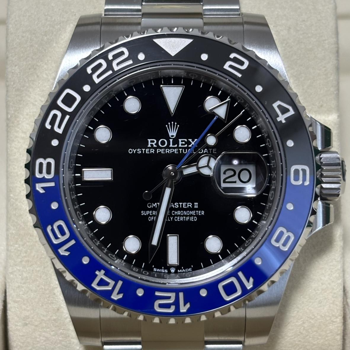 ROLEX　ロレックス　GMTマスターⅡ　126710BLNR