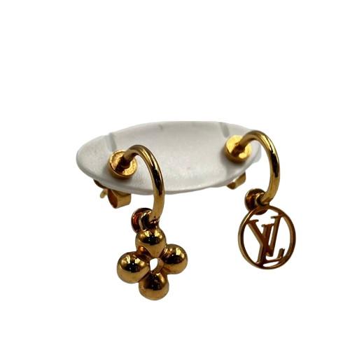 Louis Vuitton　ルイヴィトン　M64859　ブルーミング　LVサークル　ピアス　モノグラムフラワー