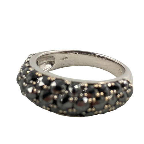 K18WG リング ブラックダイヤ 1.75ct