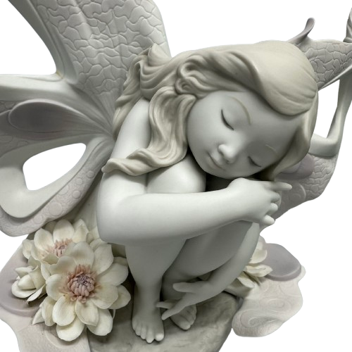 リヤドロ  Lladro  陶器人形 置物 ファンタジー レディーバタフライ