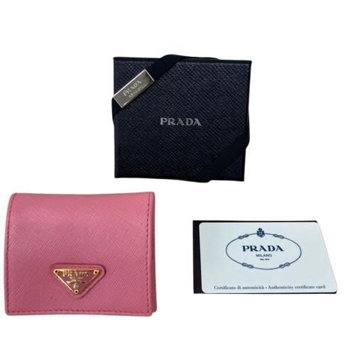 PRADA コインケース ピンク 1M0935