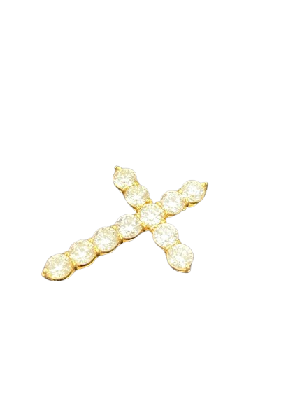 K18 ペンダントトップ　ダイヤ付