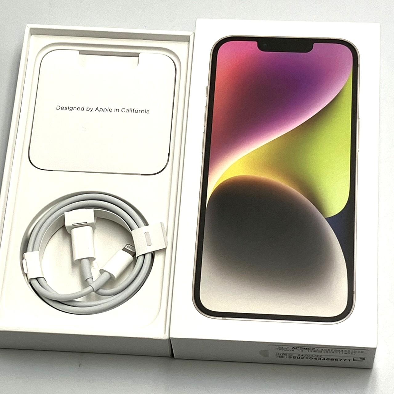 iPhone14 MPUQ3J/A) 128GB スターライト SIMフリー