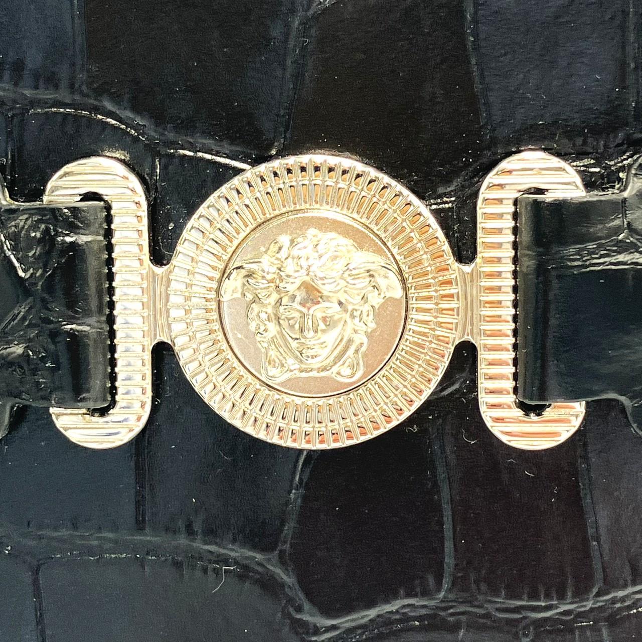 ヴェルサーチ メデューサ ビギーポーチ 1006240 型押しレザー