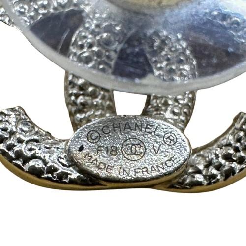 CHANEL シャネル ココマーク ラインストーン F18 ピアス