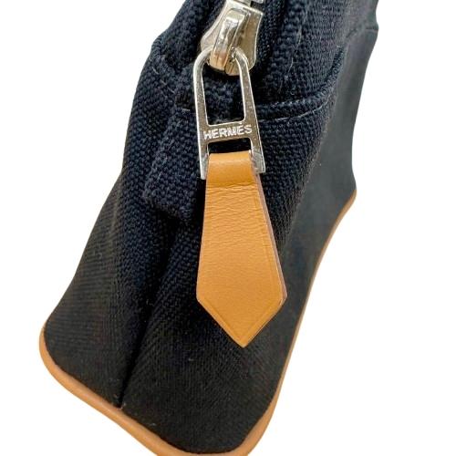 HERMES エルメス ボリード ポーチミニ ノワール キャンバス