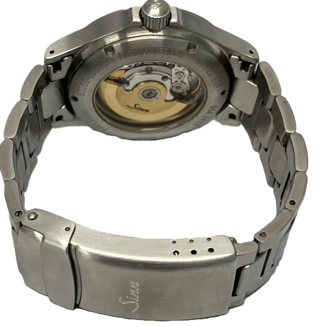 Sinn ジン 556 2068 デイト メンズウオッチ 自動巻き 黒文字盤 裏スケルトン