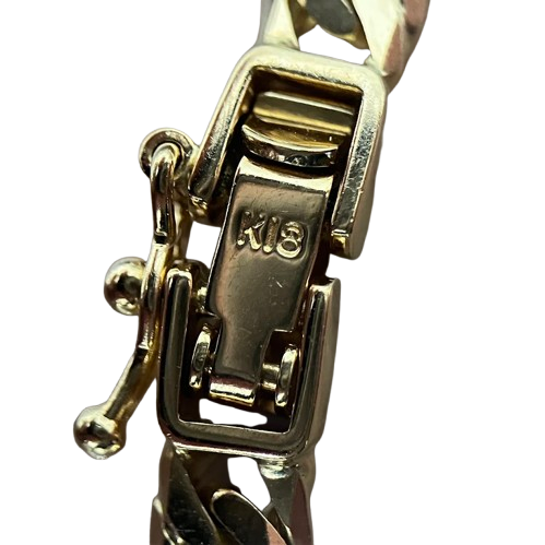 K18 喜平ネックレス　6面　ダブル　30.20g