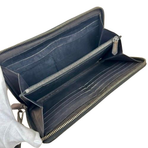 Berluti ベルルッティ スクリットレザー カリグラフィ ラウンドファスナー長財布