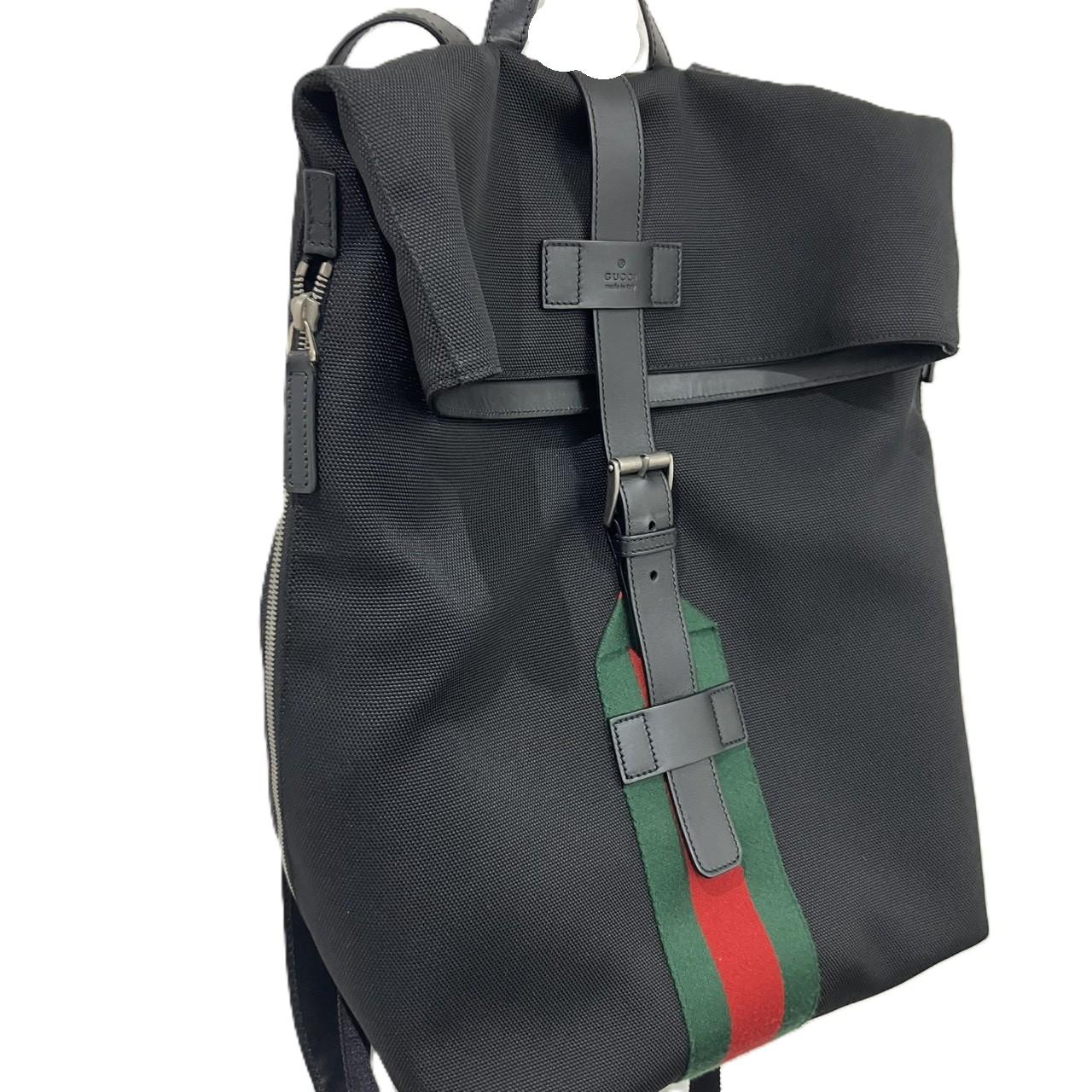 GUCCI 337075 テクノキャンバス バックパック