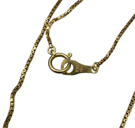 K18 D0.39ct付ネックレス