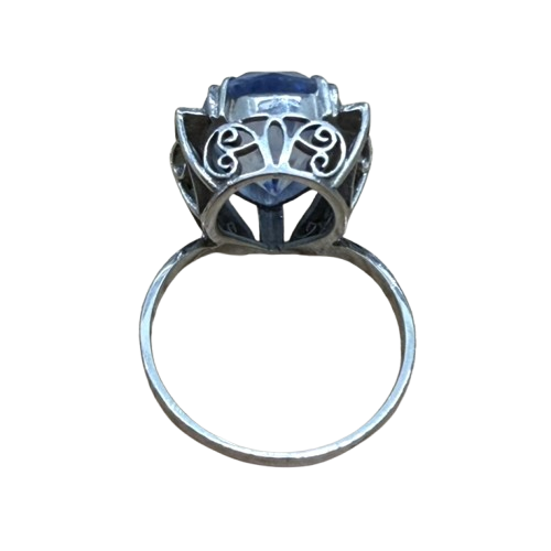 K14 水色石付リング