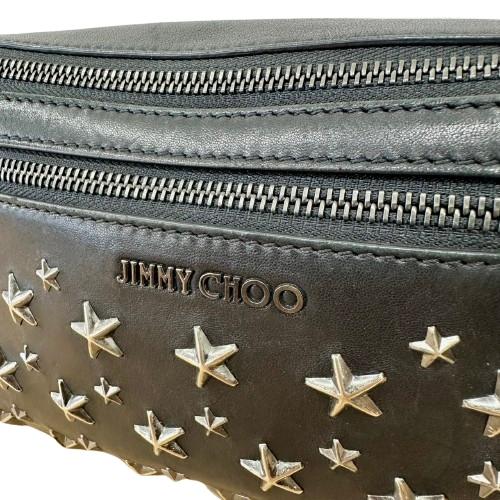 JIMMY CHOO ジミーチュウ スタースタッズ レザー ボディバッグ
