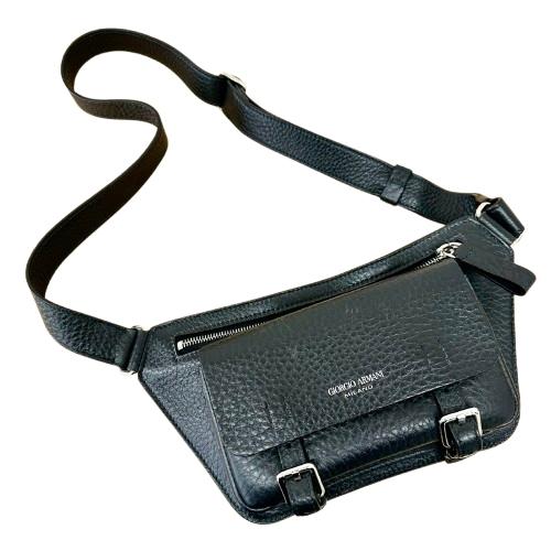GIORGIO ARMANI ジョルジオ アルマーニ ボディバッグ レザー