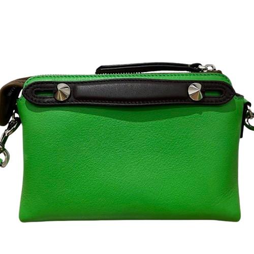 FENDI フェンディ バイザウェイ 2WAYハンドバッグ グリーン×ブラック