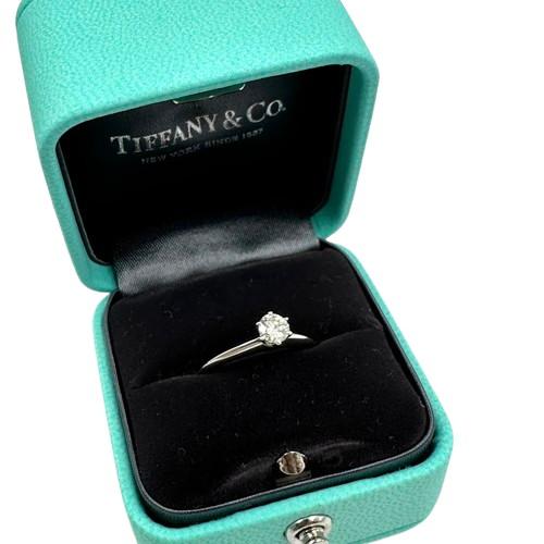 ティファニー ソリティア　Pt950 0.26ct　リング