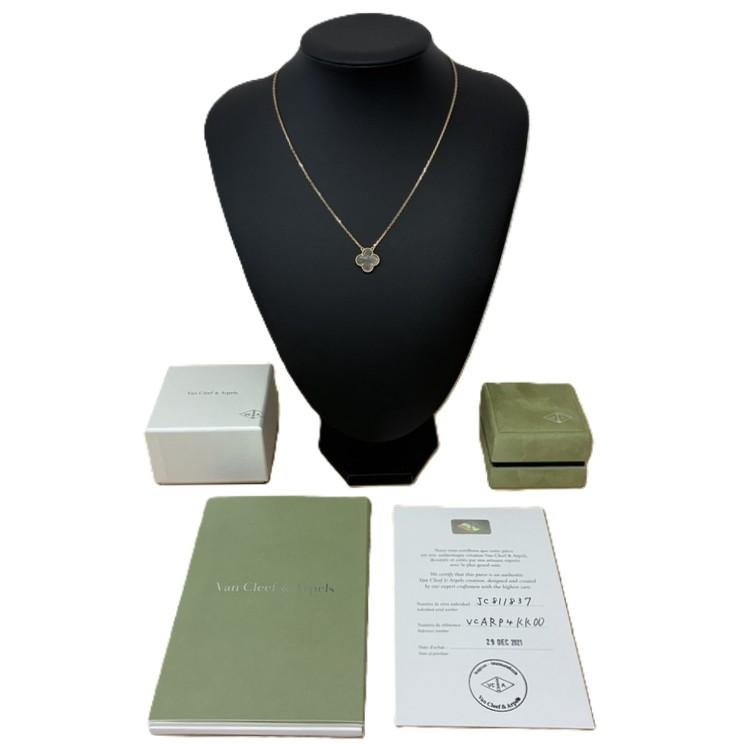 VAN CLEEF & ARPELS ヴァンクリーフ&アーペル ヴィンテージアルハンブラ マザーオブパール 5g 750 ネックレス