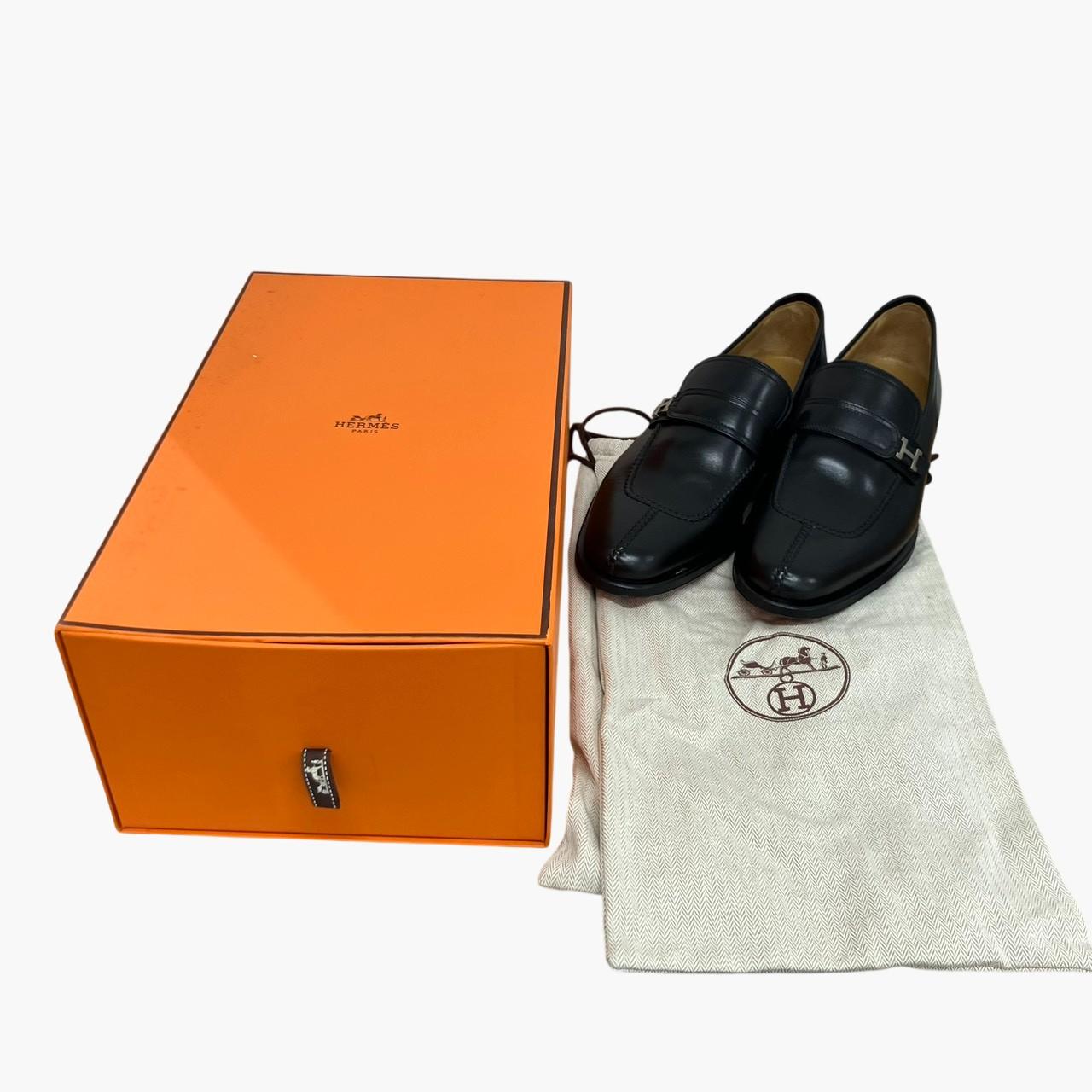 Hermès モカシン ビジネスシューズ