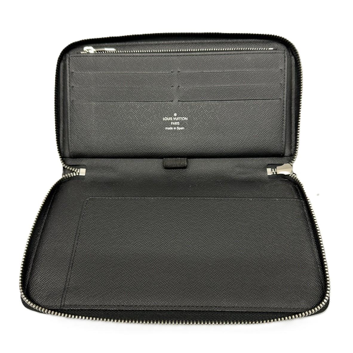 LOUIS VUITTON ルイヴィトン N63077 ダミエ・グラフィット ジッピー・オーガナイザー ラウンドファスナー 長財布