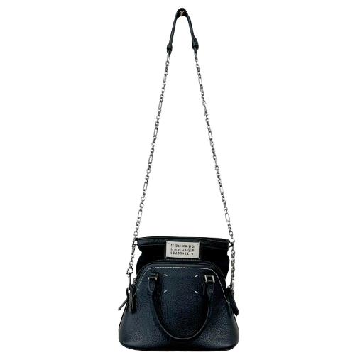 Maison Margiela メゾンマルジェラ 5AC マイクロ ２WAYチェーンショルダーバッグ レザー レディース