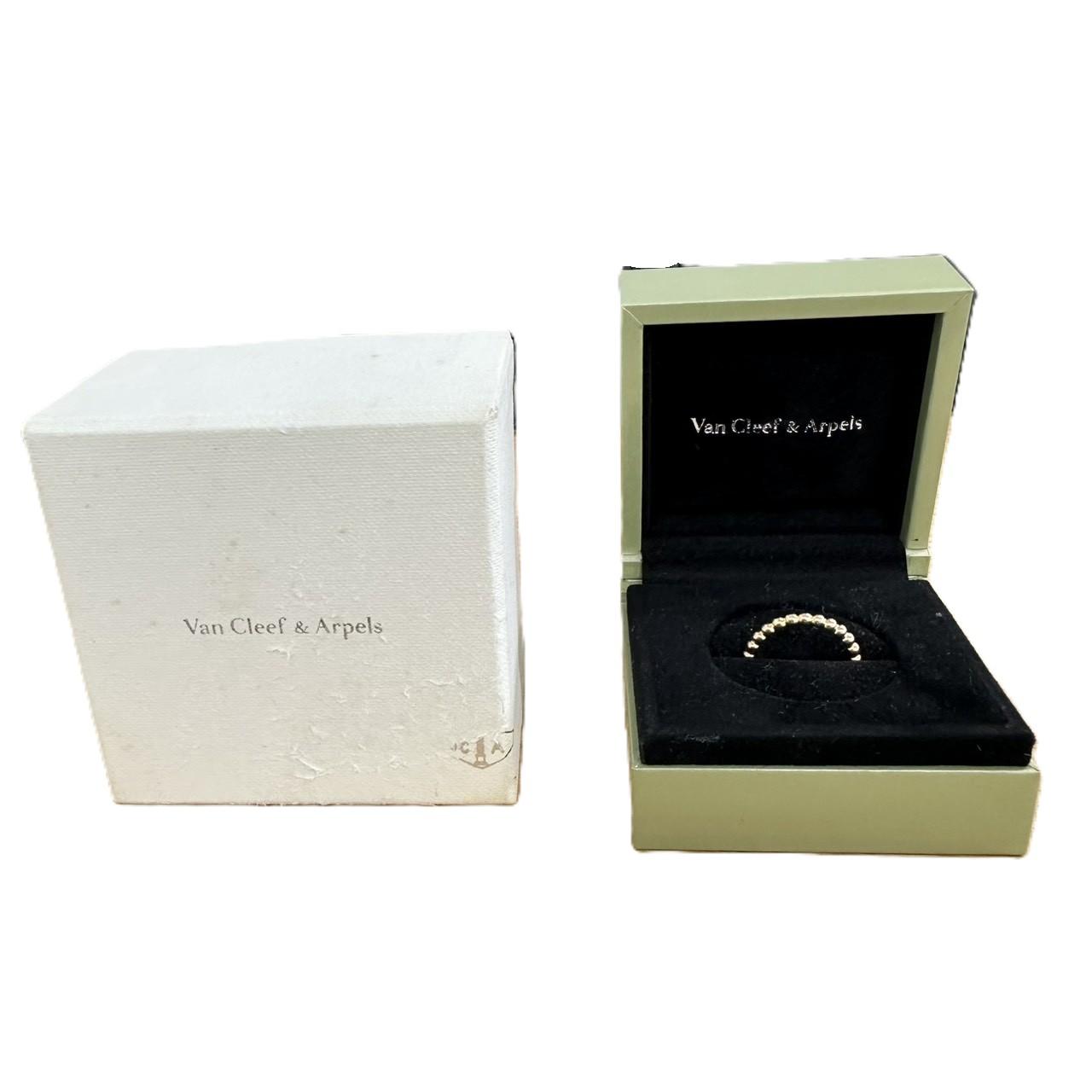 Van Cleef & Arpels ヴァンクリーフアンドアーペル ペルレリング 750 #56 指輪 ピンクゴールド