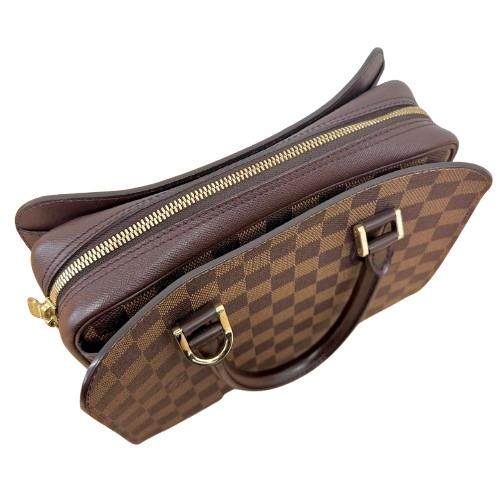 Louis Vuitton ルイヴィトン ダミエ トリアナ N51155 ハンドバッグ レザー ブラウン レディース