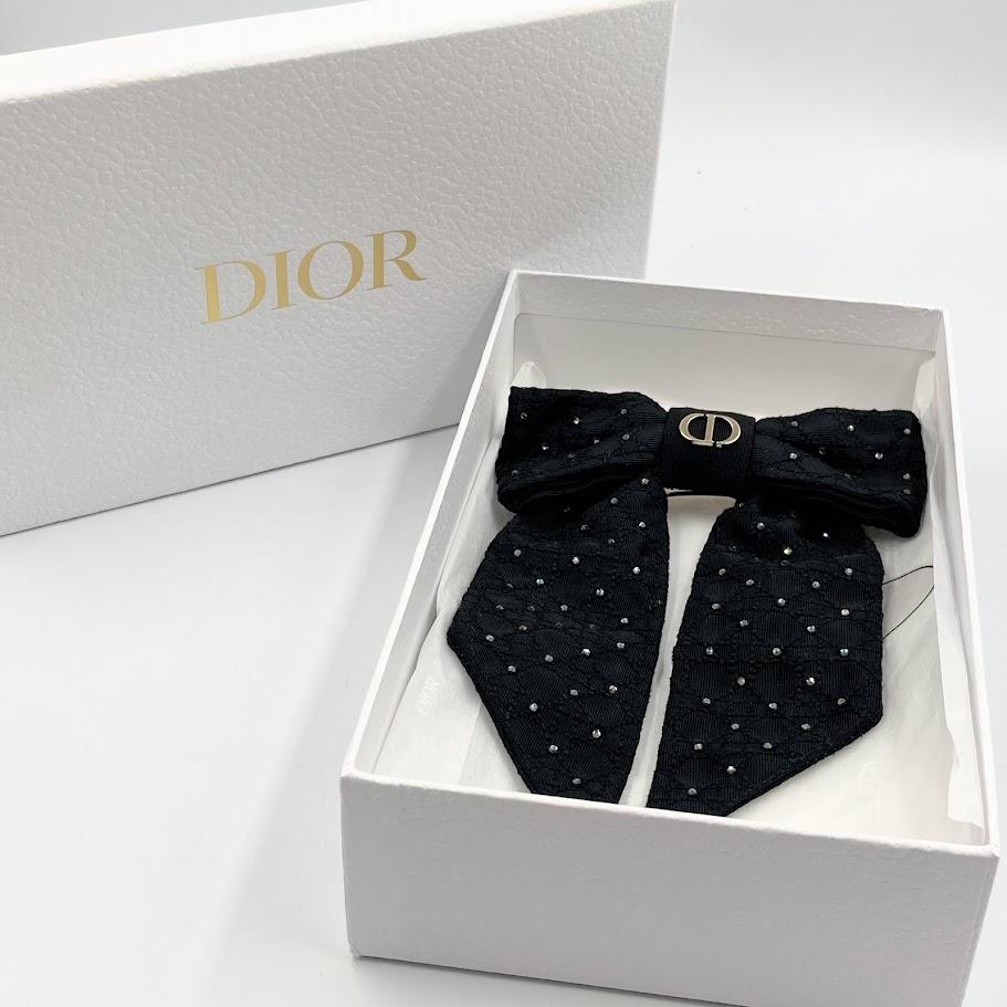 クリスチャンディオール Christian Dior リボンバレッタ ライン