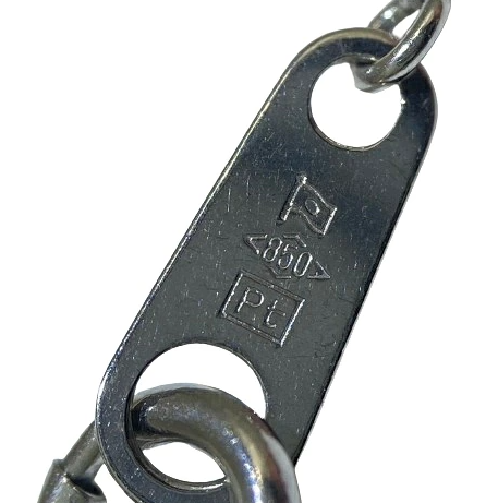 Pt900 Pt850 ネックレス ダイヤモンド 1.371ct