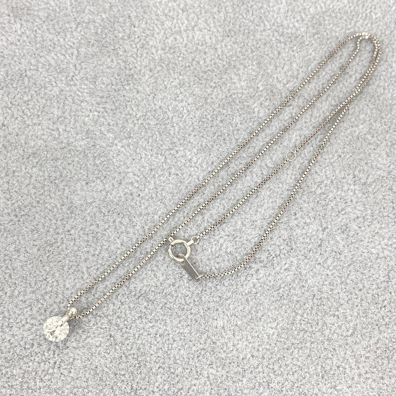 Pt850/Pt900　ダイヤモンドプチネックレス　0.71ct　40.2ｇ