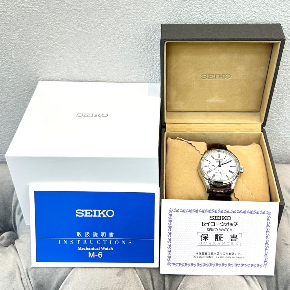 SEIKO セイコープレサージュ SARW049 6R27-00N0 腕時計 ステンレススチール 自動巻き/オートマ ホワイト系文字盤