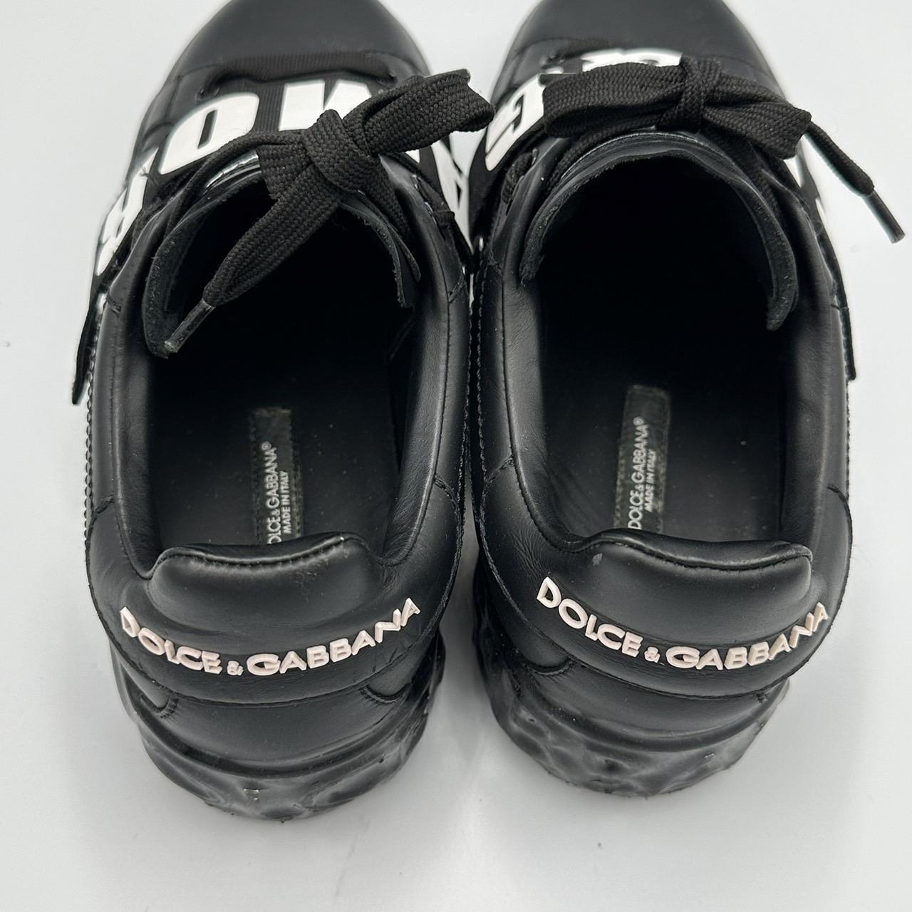 DOLCE＆GABBANA ドルガバ スニーカー CK1665 38 ブラック