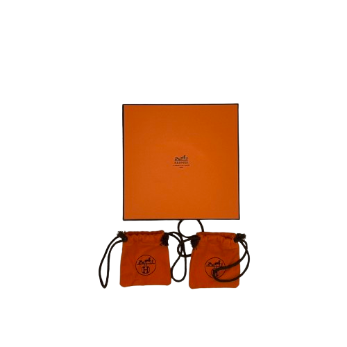 HERMES エルメス スカーフベルト ベルト レザー ブルー シルバー金具 M □I刻印