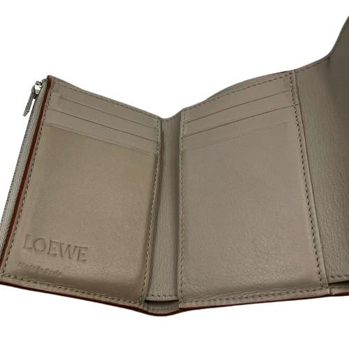 ロエベ　アナグラム　トライフォールド　コンパクト　ウォレット　ミニ　三つ折り財布