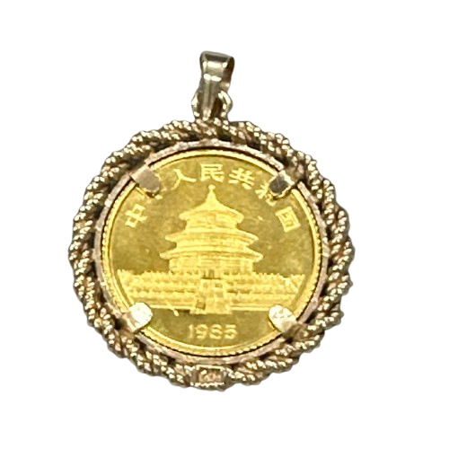 K24 14K パンダ金貨 1/10oz 6.03g