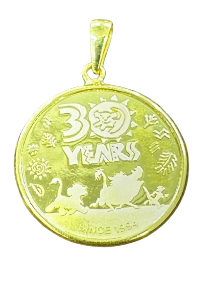 ディズニー Disney ペンダントトップ ライオンキング 1/20オンス