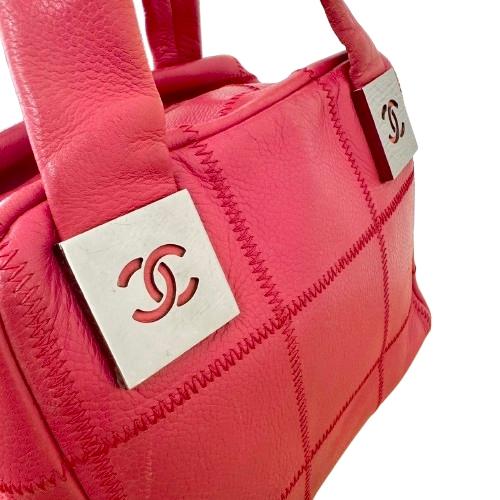 CHANEL シャネル チョコバー ミニボストン ソフトキャビアスキン 8839844