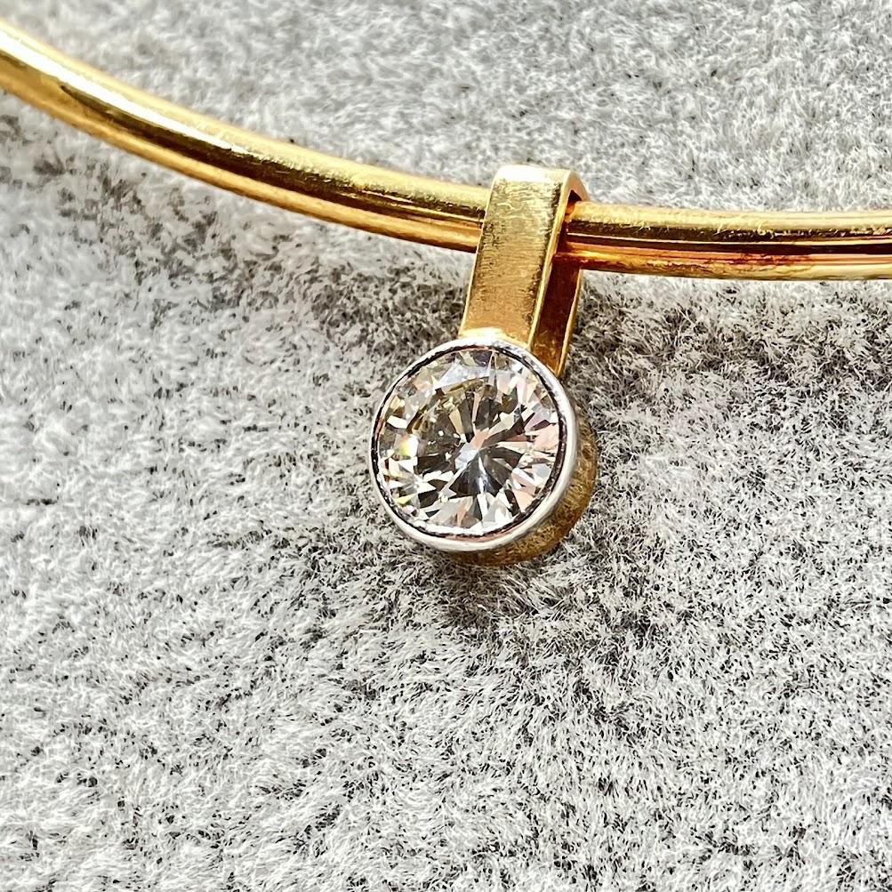 K18 ネックレス ダイヤモンド 1.07ct