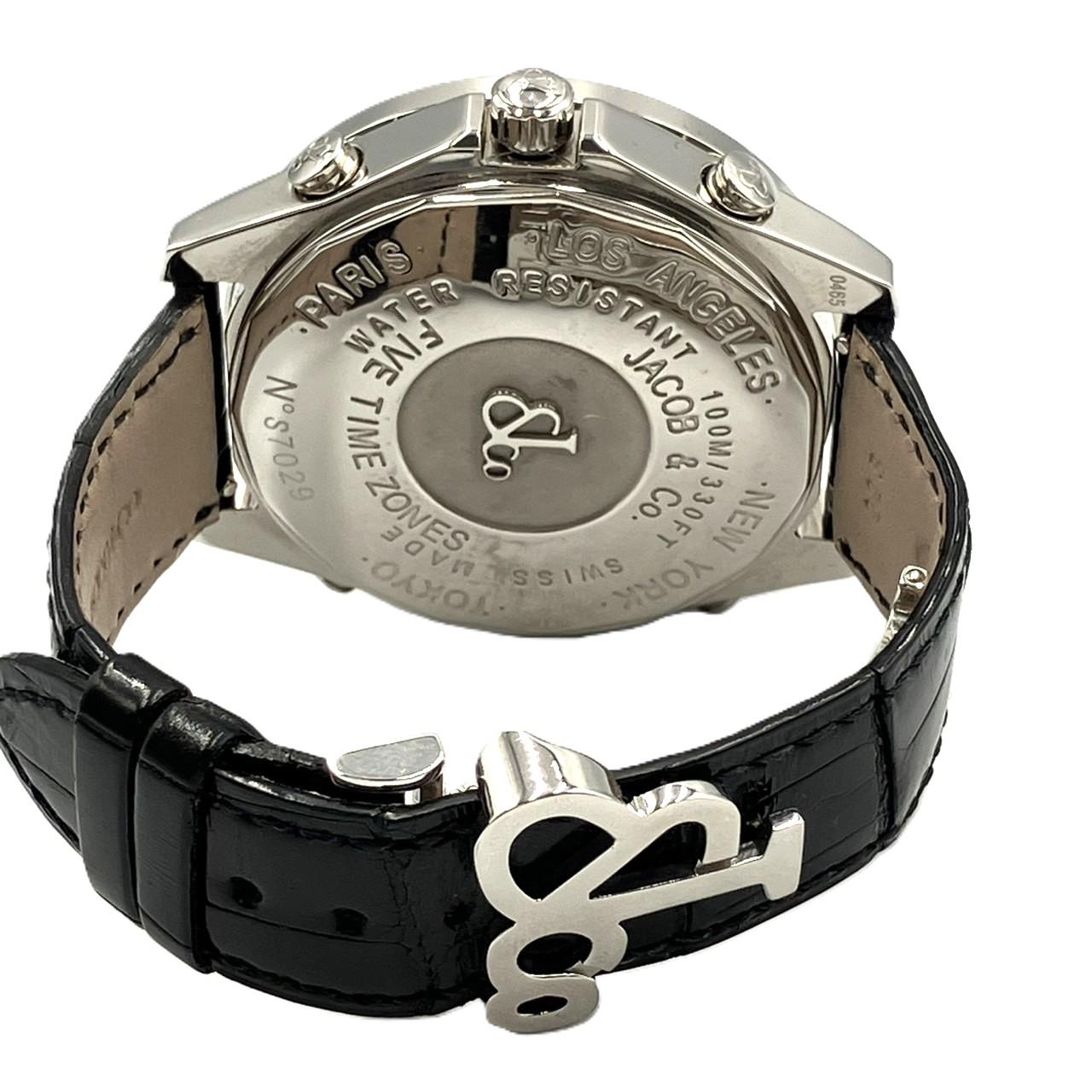 JACOB&CO ジェイコブ JC-29D 5タイムゾーン ダイヤベゼル