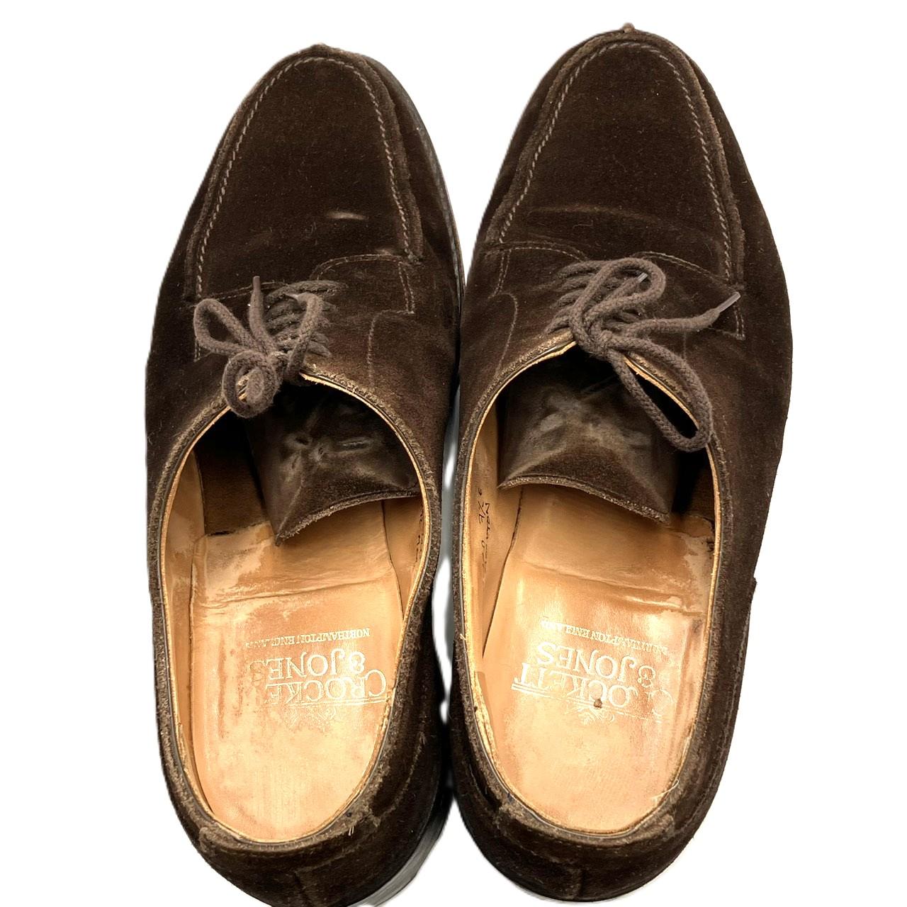 クロケット&ジョーンズ モールトンスエード 9262-3095-42 Uチップシューズ