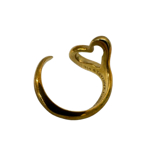 Ｔｉｆｆａｎｙ＆Ｃｏ ７５０ＹＧ オープンハート リング