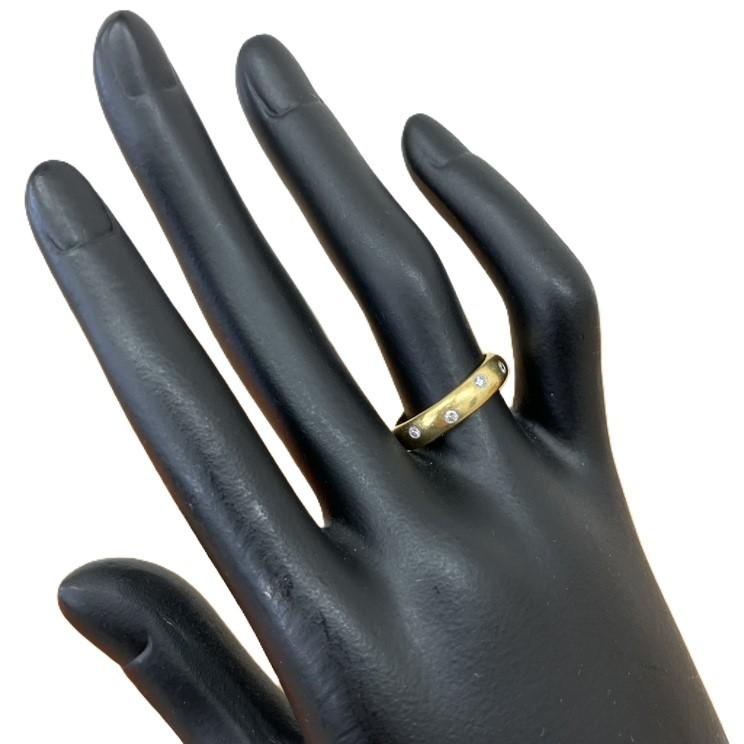 TIFFANY ティファニー K18 Pt850 リング 5.14ｇ