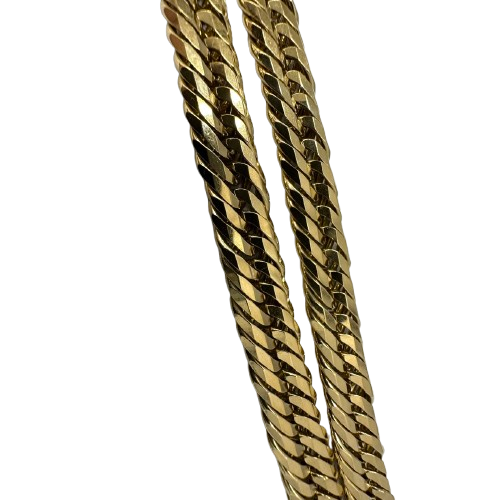 K18 6面ダブル 喜平ネックレス　133.66ｇ