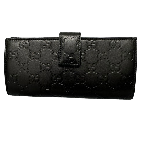 GUCCI グッチ グッチシマ 2つ折 Wホック ダブルホック 長財布