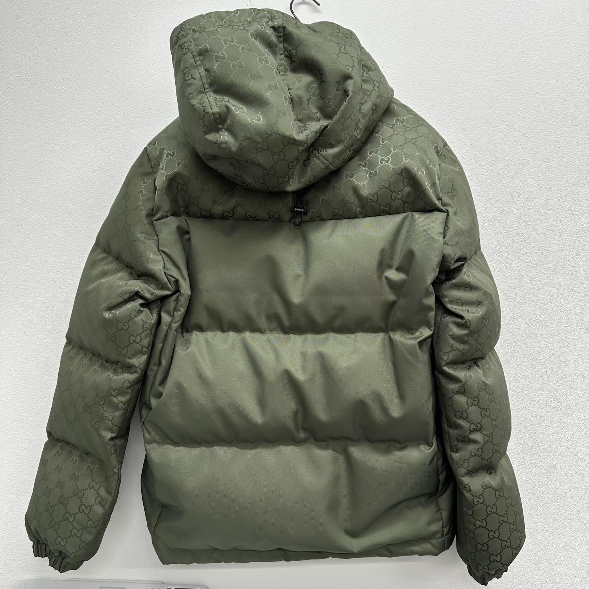 GUCCI グッチ GGパターン ダウンジャケット フーディ