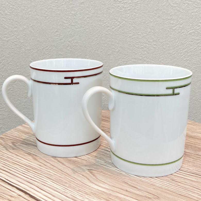 エルメス　リズム　ペアマグカップセット