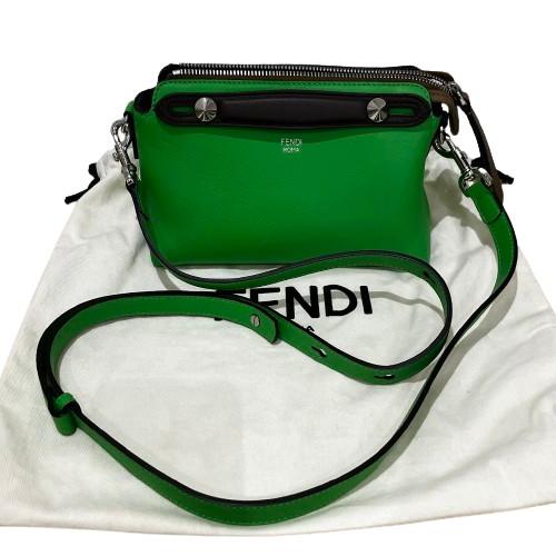 FENDI フェンディ バイザウェイ 2WAYハンドバッグ グリーン×ブラック