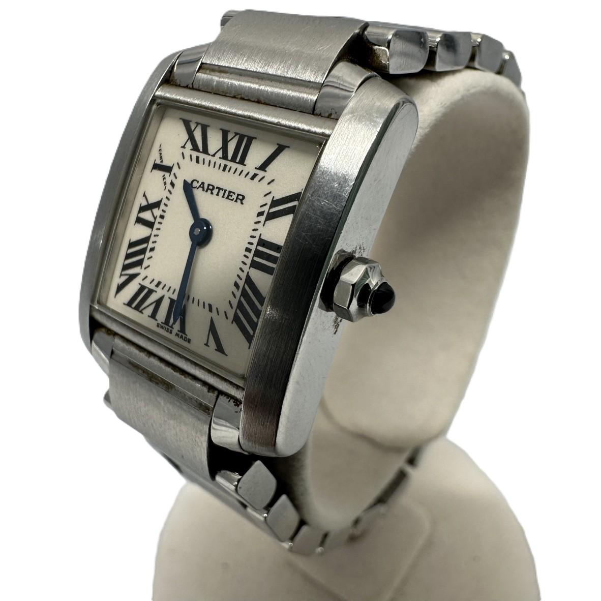 CARTIER カルティエ タンクフランセーズ SM 2384 腕時計 レディース